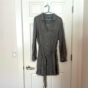 Gray shirt dress never worn